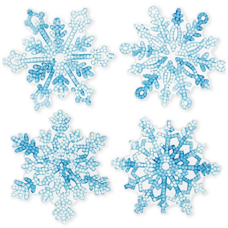 Sněhové vločky 4 ks