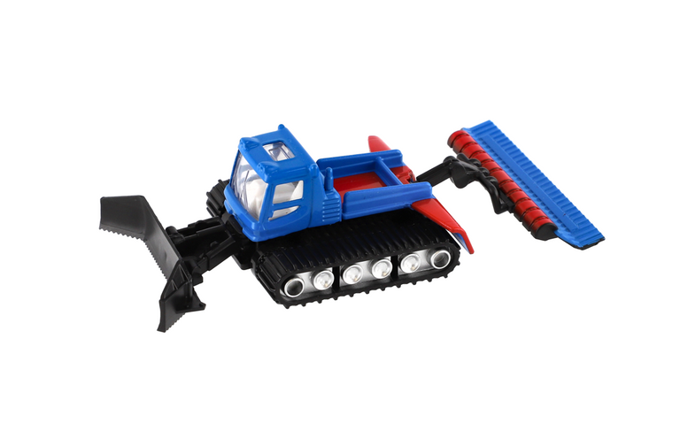 Teddies Sněžná rolba kov/plast 12cm na volný chod