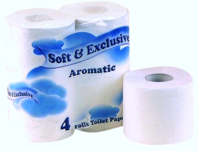 Soft & Exclusive toaletní papír 2 vrstvý - bílý (4 ks)