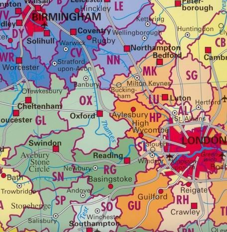 Obrázek produktu: Spediční - Velká Británie - 1:1 200 000 - nástěnná mapa /Stiefel/