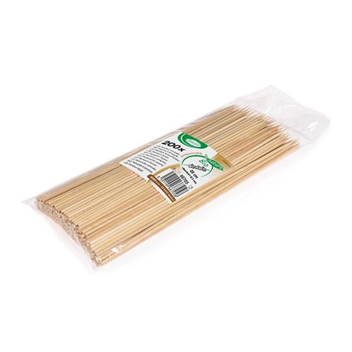 Špejle hrocená bambusová - 250 mm, 200 ks