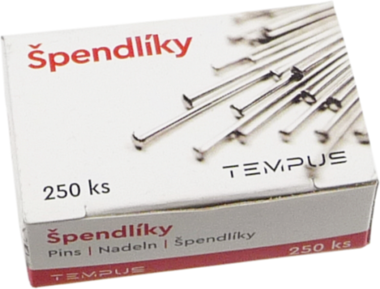 Špendlíky Tempus 28 mm 250 ks
