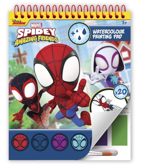 Obrázek produktu: Spidey blok k omalovánkami a barvami