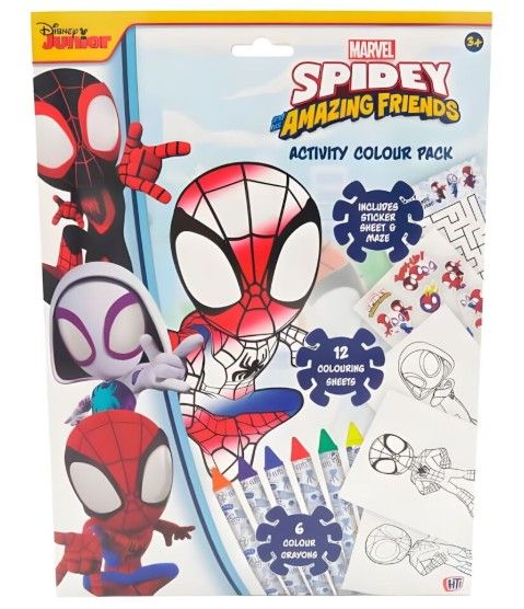Obrázek produktu: Spidey pracovní listy s barvami