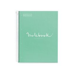 Obrázek produktu: Spirálový blok Emotions A4, 80 listů, 90 g, tečkovaný - mentolový