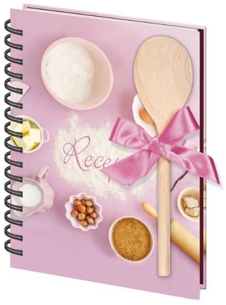 Obrázek produktu: Spirálový blok na recepty s vařečkou A5 - Baking