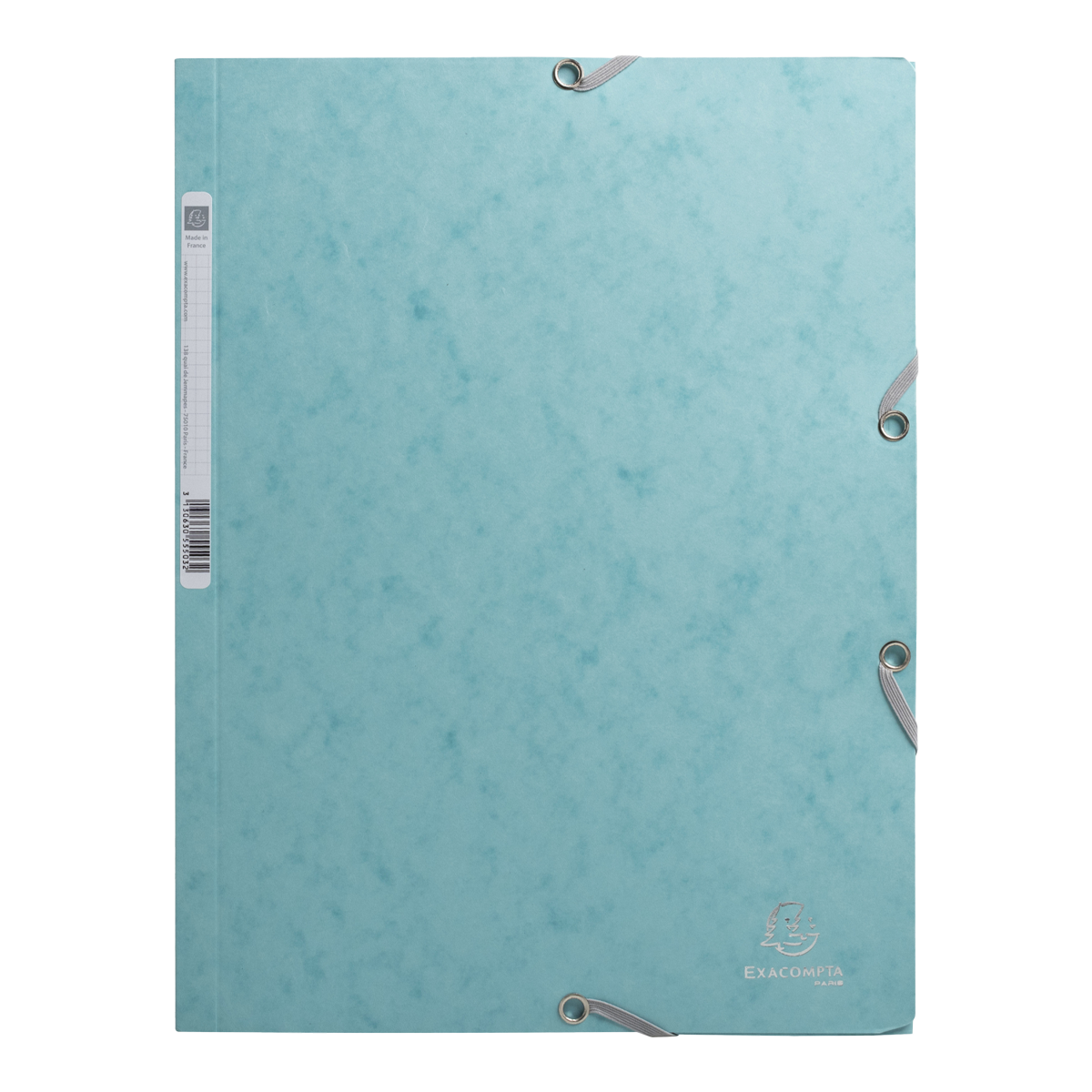 Spisové desky s gumičkou Skandi A4 maxi, prešpán - ledově modrá