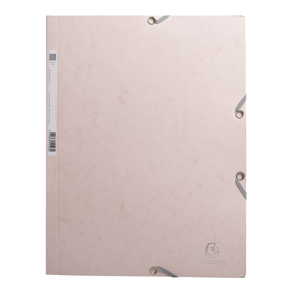 Spisové desky s gumičkou Skandi A4 maxi, prešpán - lososová