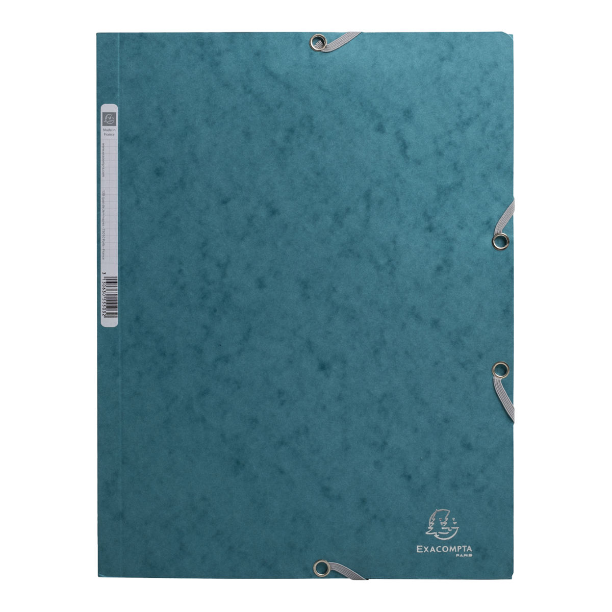 Spisové desky s gumičkou Skandi A4 maxi, prešpán - petrolejová