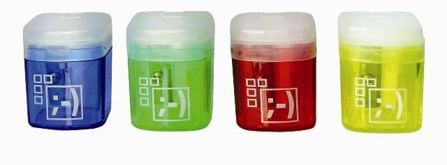 Ořezávátko plastové 8 mm s kontejnerem – na tužky i pastelky Anděl Přerov s.r.o.