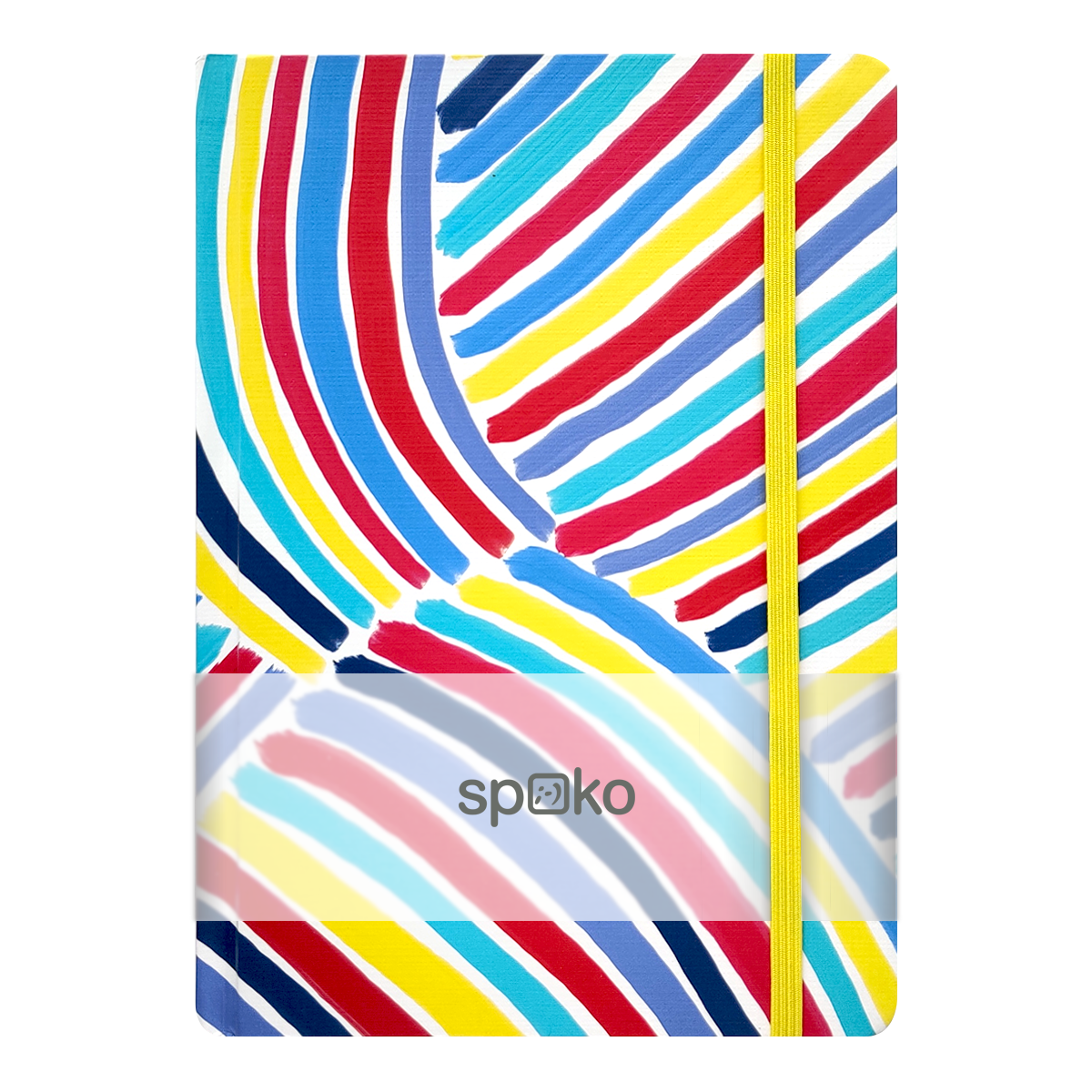 Spoko Zápisník A5 linkovaný 96 stran - Creative - modrý štětec