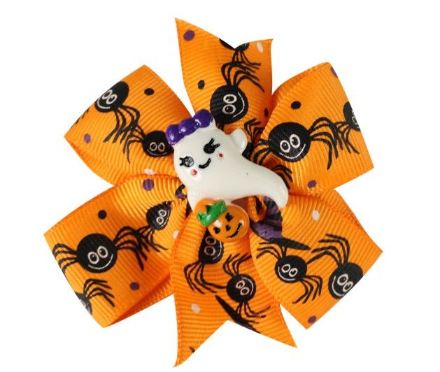 Spona do vlasů oranžová duch