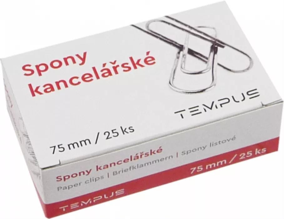 Spony kancelářské 75 mm 25 ks