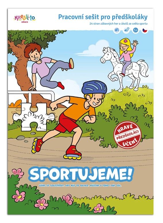 Sportujeme! - Pracovní sešit pro předškoláky