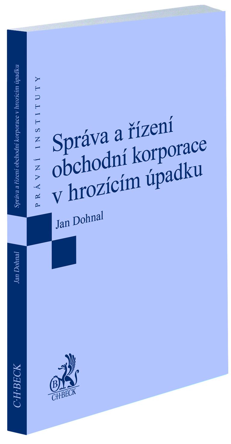 Levně Správa a řízení obchodní korporace v hrozícím úpadku