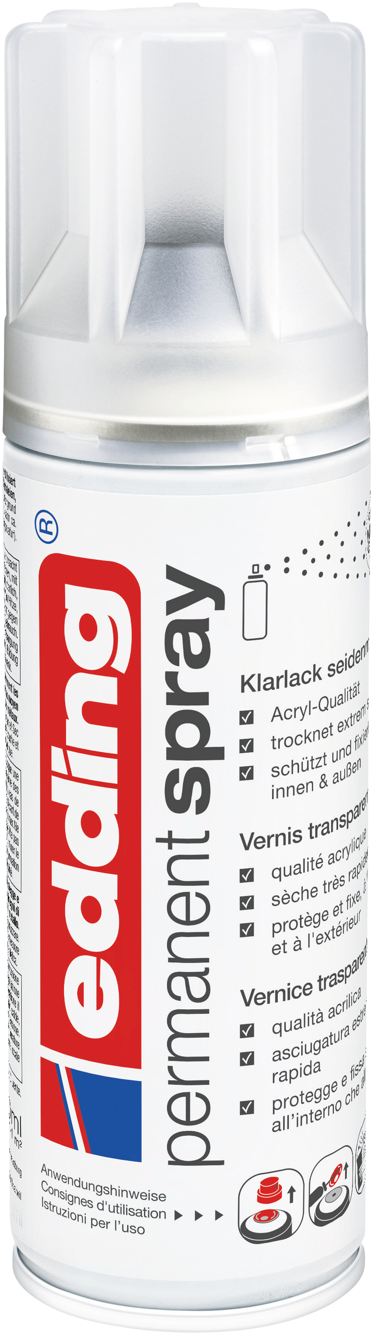 Akrylový lak Edding 5200 ve spreji 200 ml, matný