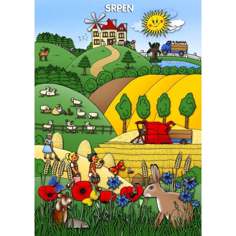 Srpen - tematický obraz