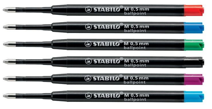 STABILO Ballpoint Refill náplň do kuličkového pera - tyrkysová
