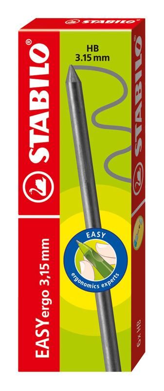 EASYergo 3.15 tuhy tvrdost HB 6 ks Stabilo