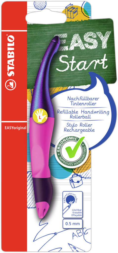 Obrázek produktu: STABILO EASYoriginal Holograph L Roller pro leváky - růžová