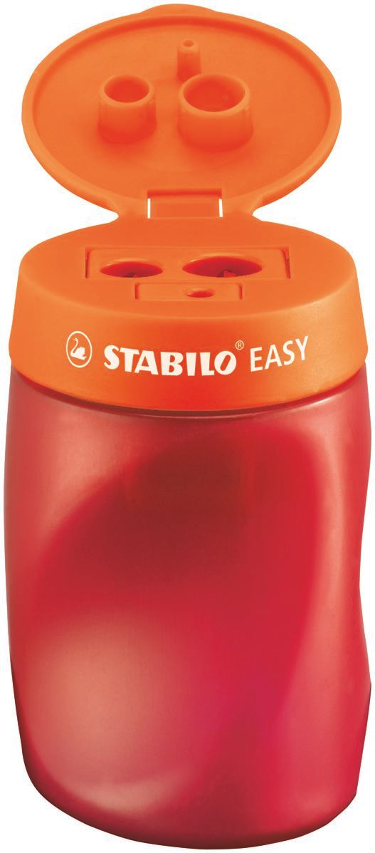 STABILO EASYsharpener P Ořezávátko se zásobníkem 3in1 - oranžové