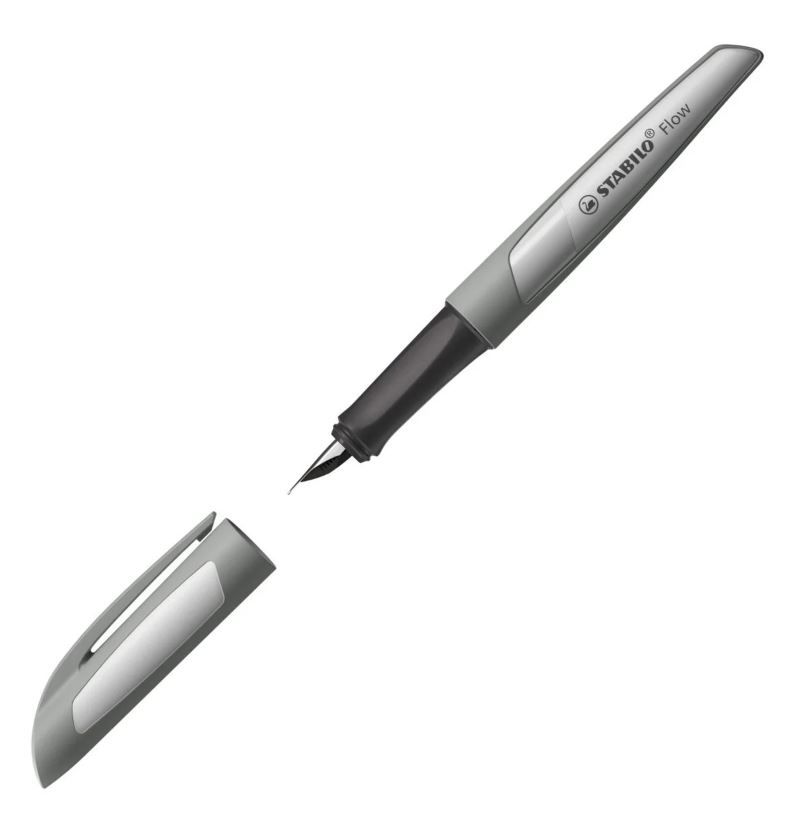 STABILO Flow Monochrome Plnicí pero 0,5 mm - šedá