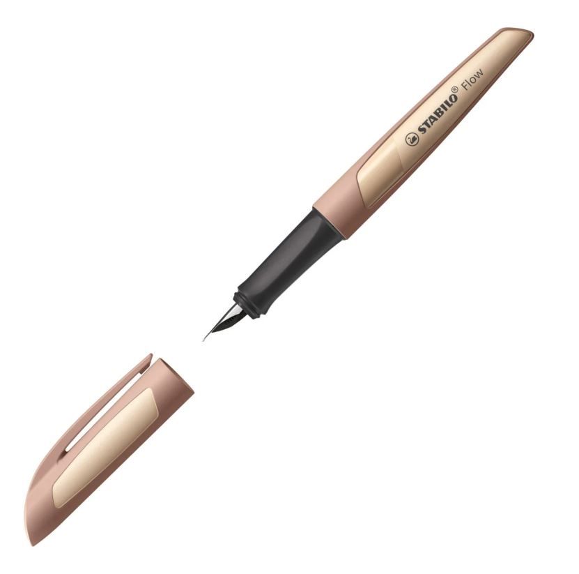 STABILO Flow Monochrome Plnicí pero 0,5 mm - světle hnědá