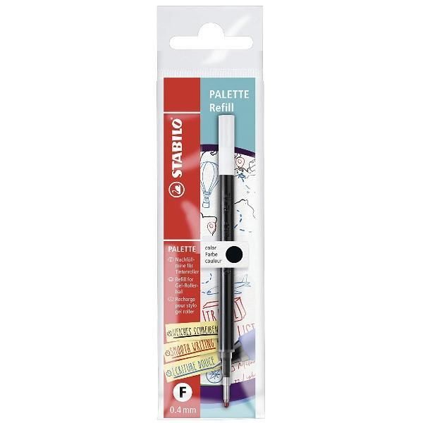 STABILO PALETTE Náplň do gelového rolleru F - černá, ECO-Pack