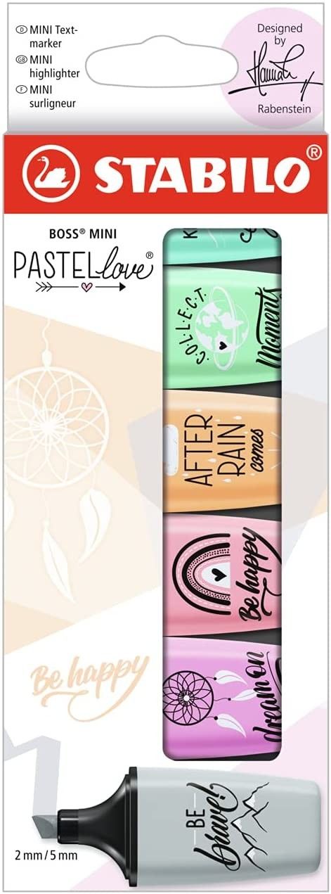 STABILO Pastellove BOSS MINI Zvýrazňovač - sada 6 barev