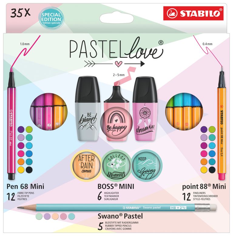 Souprava STABILO Pastellove 35 ks sada