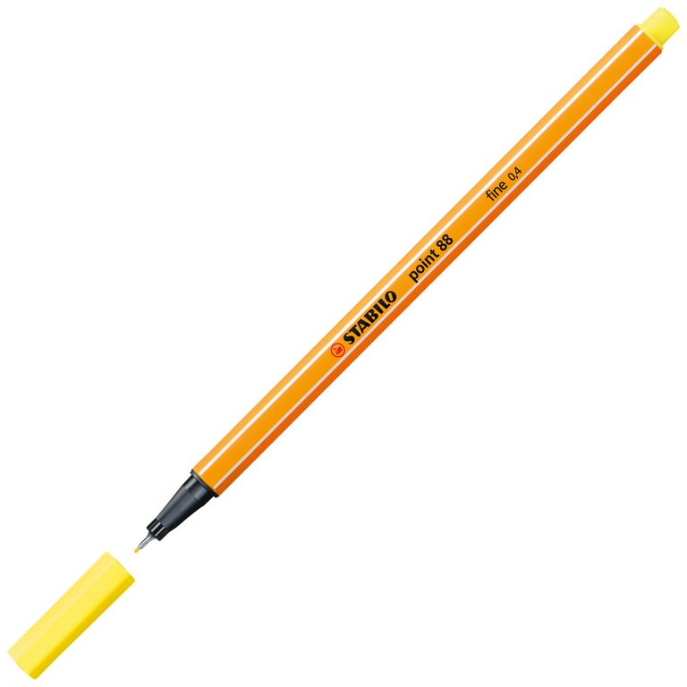 STABILO point 88 Jemný liner - citronová žluť