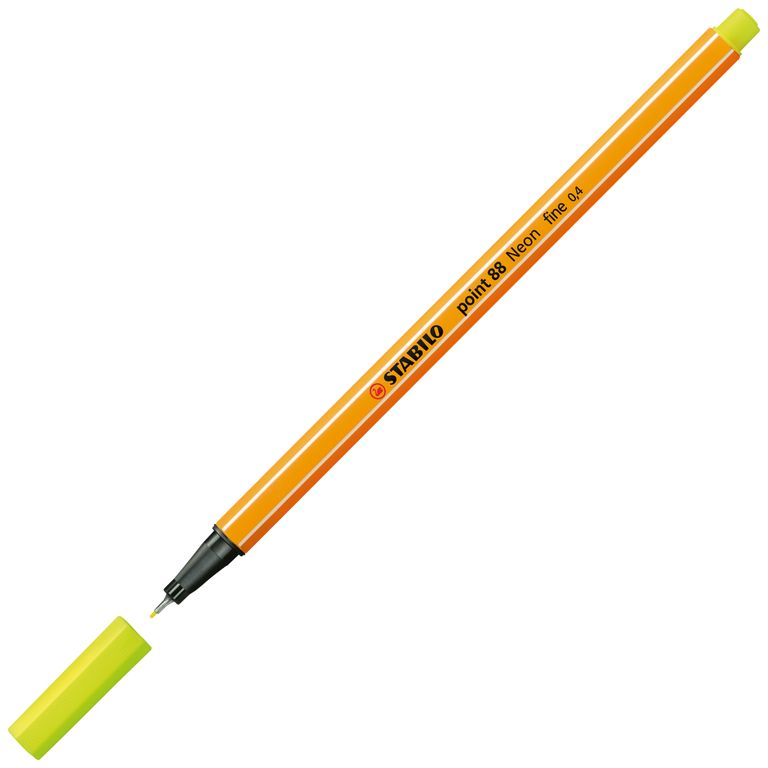 Liner Stabilo Point 88 žlutý, neon