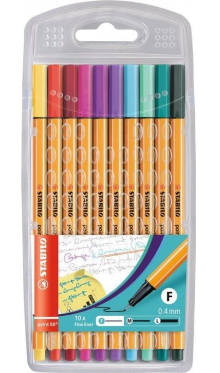 STABILO point 88 Jemný liner - sada 10 barev Special