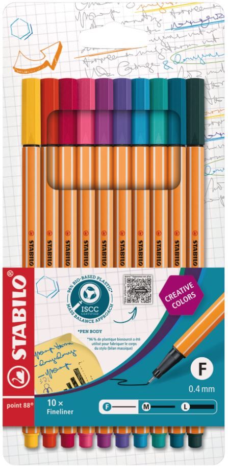 Obrázek produktu: STABILO point 88 Jemný liner - sada 10 barev Special