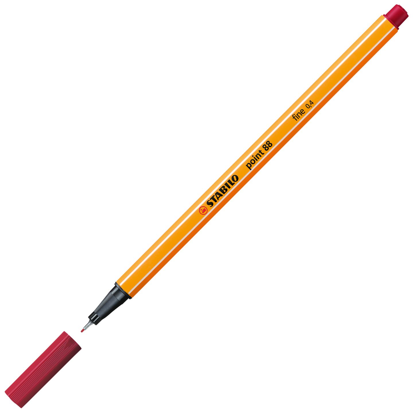 STABILO point 88 Jemný liner - tmavě červená