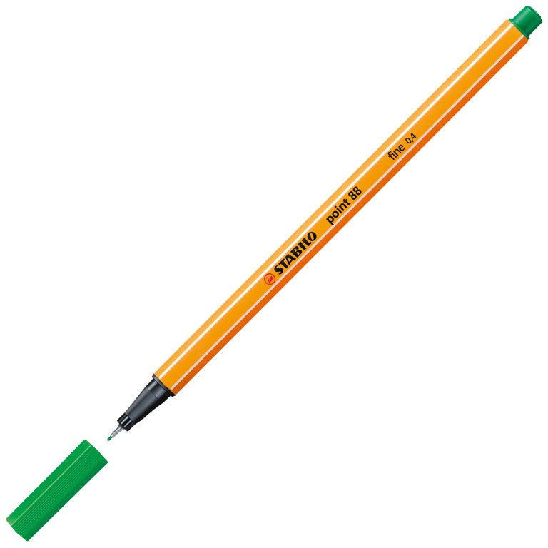 Liner Stabilo point 88 - zelený