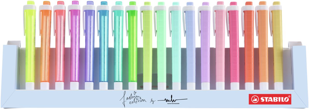 STABILO swing cool Zvýrazňovač - sada 18 barev