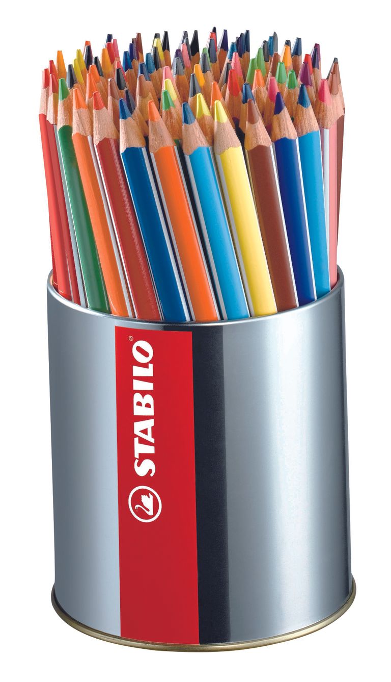 Pastelky Stabilo TRIO - trojhranné, 92 ks (box)