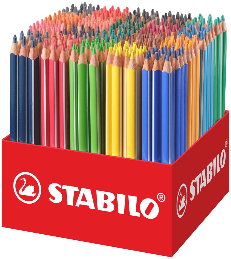 Pastelky Stabilo TRIO - trojhranné, 300 ks (box)