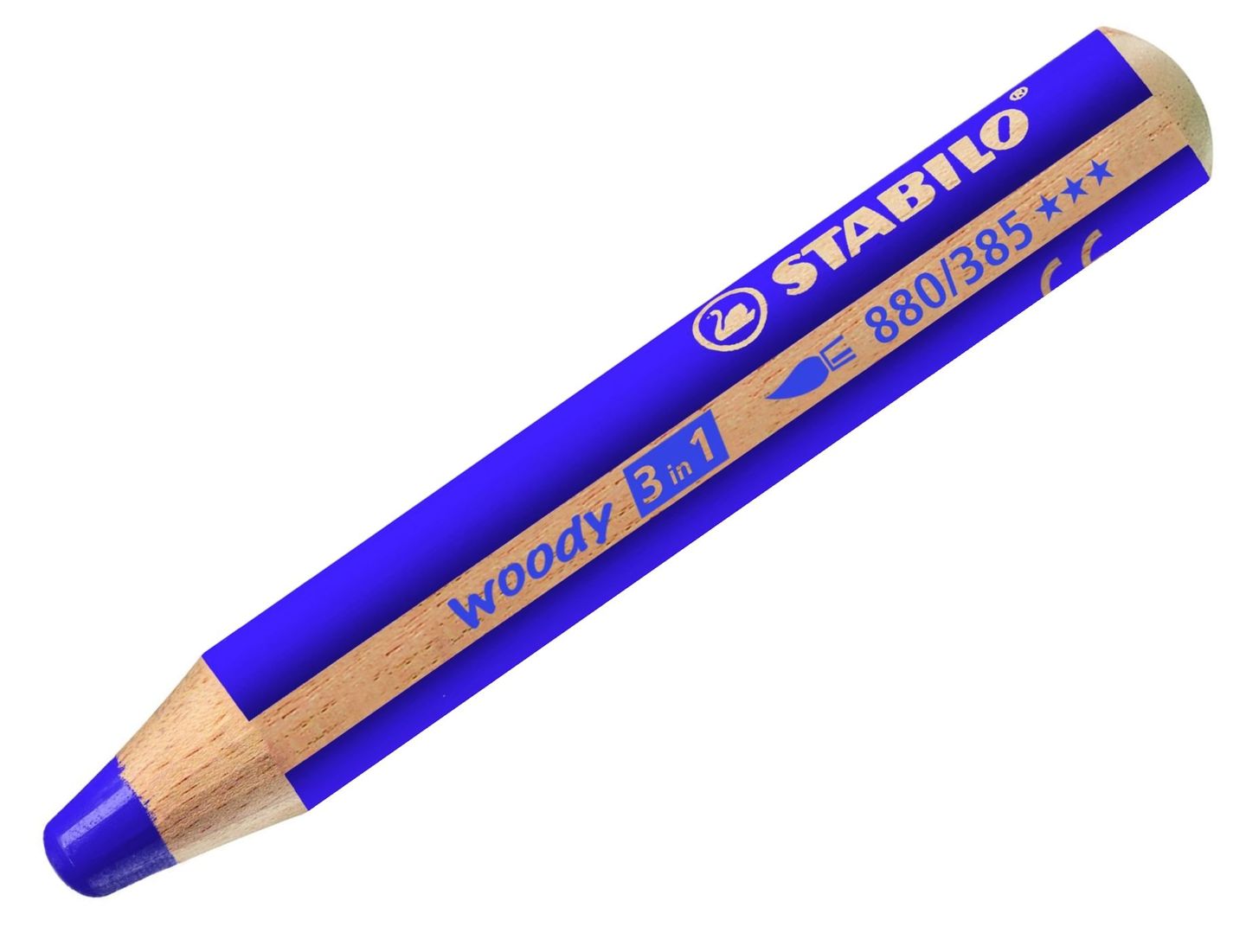 STABILO woody 3 in 1 Multifunkční pastelka - fialová