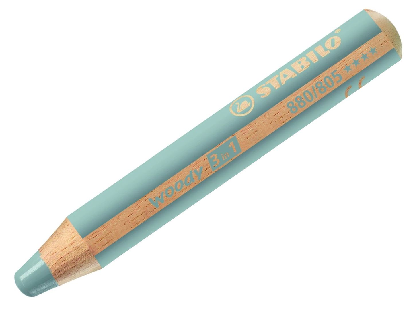 STABILO woody 3 in 1 Multifunkční pastelka - stříbrná