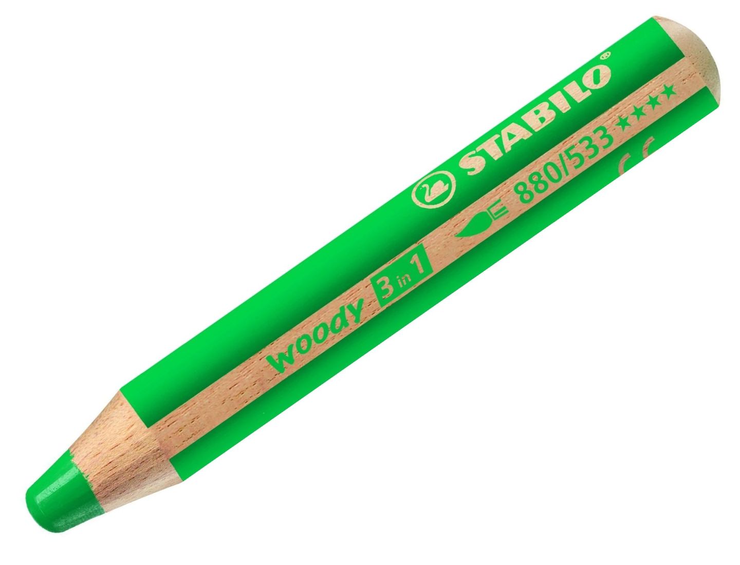 STABILO woody 3 in 1 Multifunkční pastelka - tmavě zelená