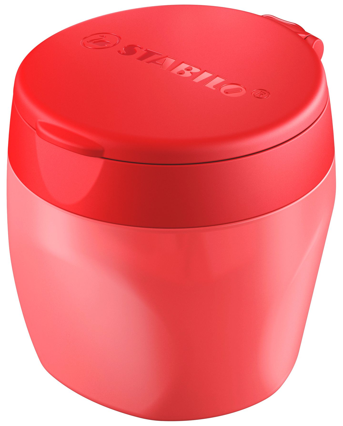 STABILO woody 3 in 1 Ořezávátko se zásobníkem - červené