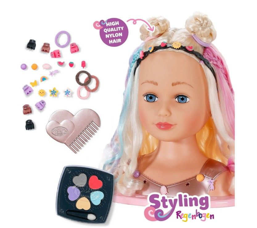 Starší sestřička Baby Born Česací hlava