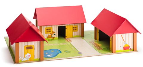 Obrázek produktu: Statek se třemi budovami a podložkou