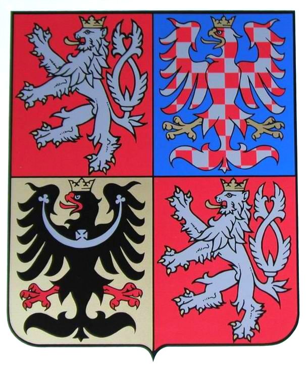 Státní znak ČR 420×350 mm, plexi 2 mm čiré