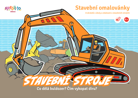 Obrázek produktu: Stavařské omalovánky - stavební stroje