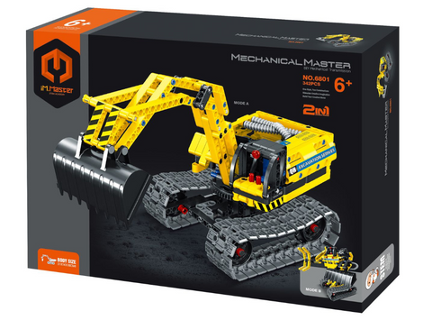 Obrázek produktu: Stavebnice IamMaster bagr/ robot 2 v 1 - 342 dílků