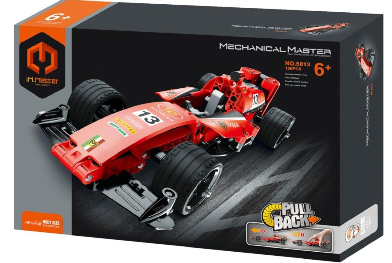 Stavebnice iM.MASTER formule na zpětné natažení 150 dílků