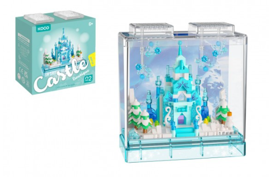 KOCO Stavebnice mini Zimní hrad 381ks